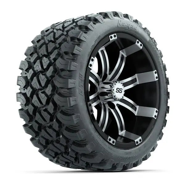 23x10-R14 GTW Nomad Radial All Terrain Tire mounted on 14x7 Tempest Machined and Black Wheel