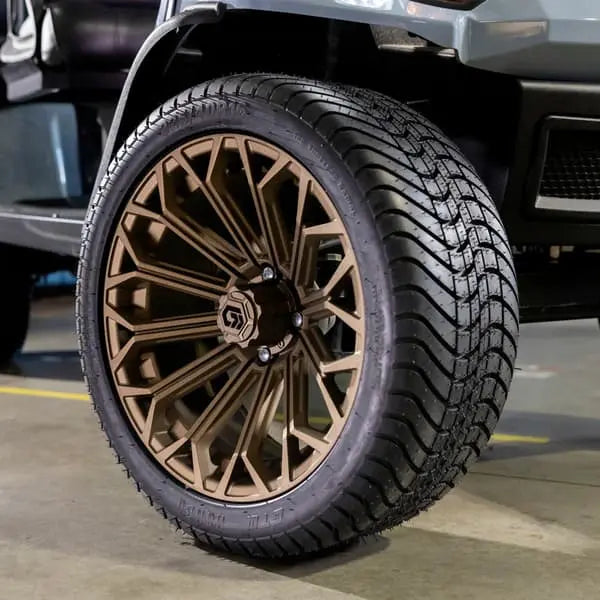 16" GTW Phantom Black/Machined Wheels with 225/40-R16 Mamba Street Tires