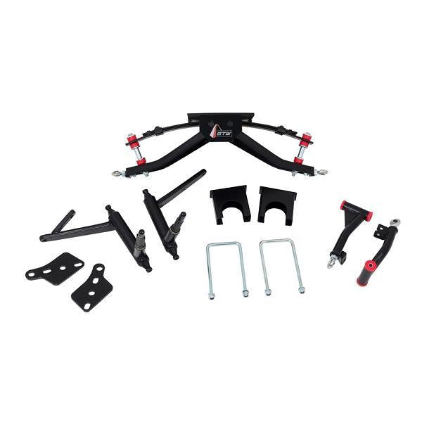 GTW 6″ Double A-Arm Lift Kit for Club Car DS 2004.5-up exploded view of parts
