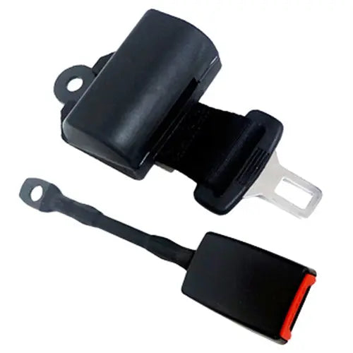 Universal Retractable Seat Belts Red Hawk