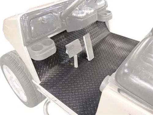 Club Car DS Diamond Design Rubber Floor Mat Custom