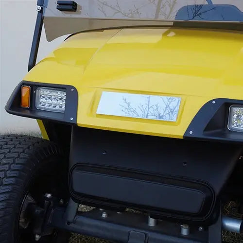 EZGO TXT Hood Emblem Name Plate in Stainless Steel EZGO