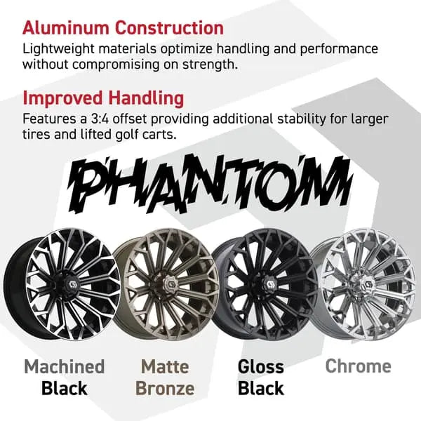 16" GTW Phantom Matte Bronze Wheels with 225/40-R16 Mamba Street Tires