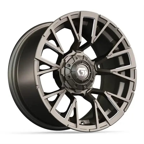 14x7 GTW Vandal Satin Bronze Wheel Angle View