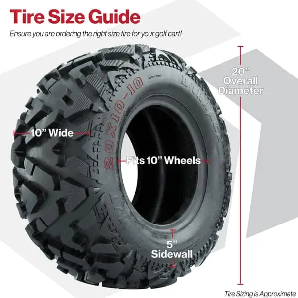 20x10-10 GTW Barrage Mud Tire