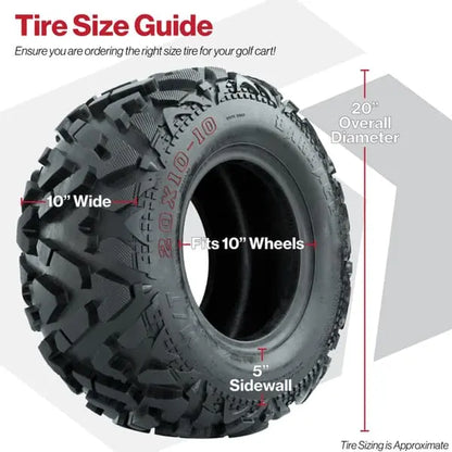 20x10-10 GTW Barrage Mud Tire