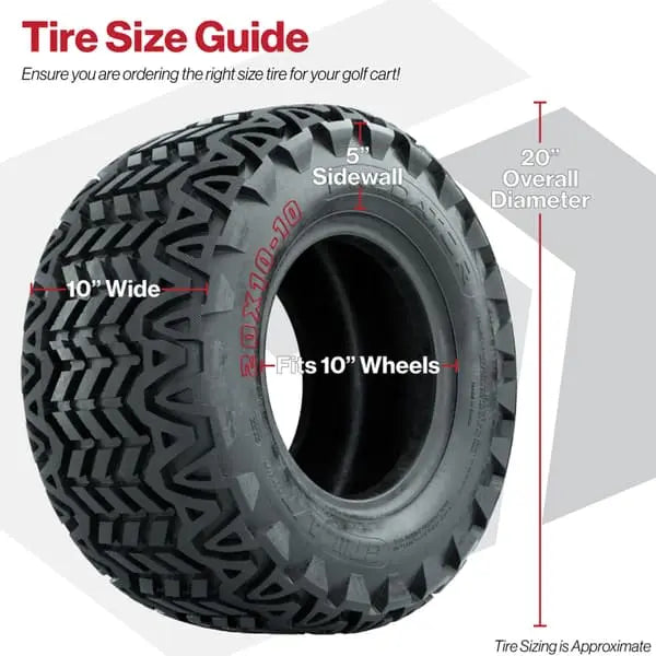 20x10-10 GTW Predator A/T Tire