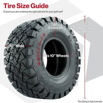 22x10-10 GTW Timberwolf A/T Tire