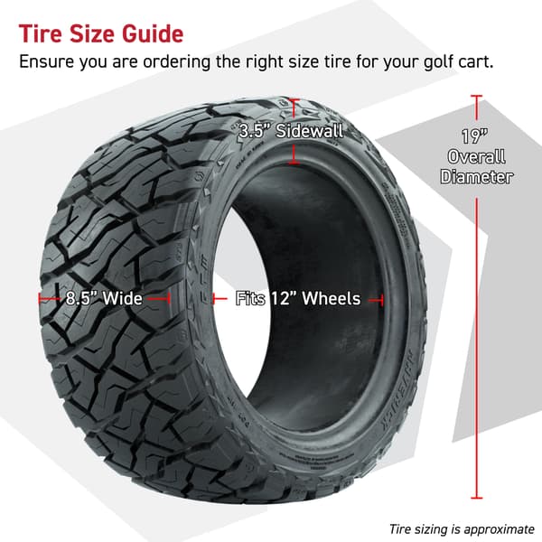 215/40-R12 GTW Maverick Radial A/T Tire