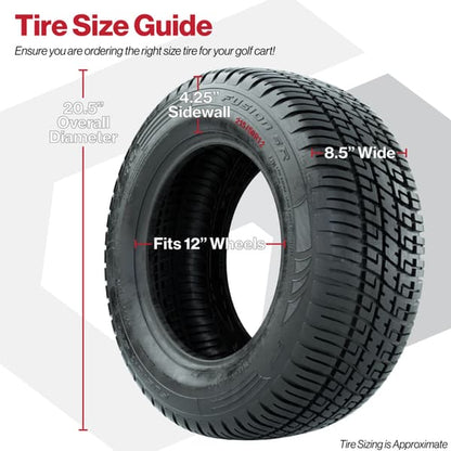 215/50-R12 GTW Fusion S/R Steel Belted Street Tire