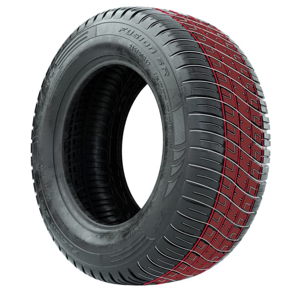 215/50-R12 GTW Fusion S/R Steel Belted Street Tire