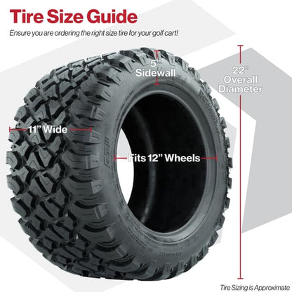 22x11-R12 GTW Nomad Steel Belted All Terrain Tire
