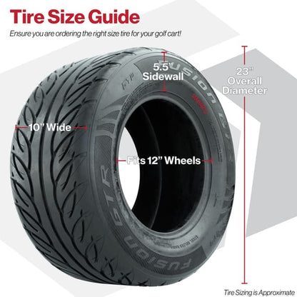 255/55-R12 GTW Fusion GTR Steel Belted Street Tire