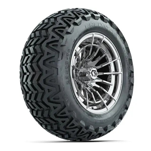 23x10-14 GTW Predator All Terrain Tire mounted on 14x7 Boost Chrome Wheel