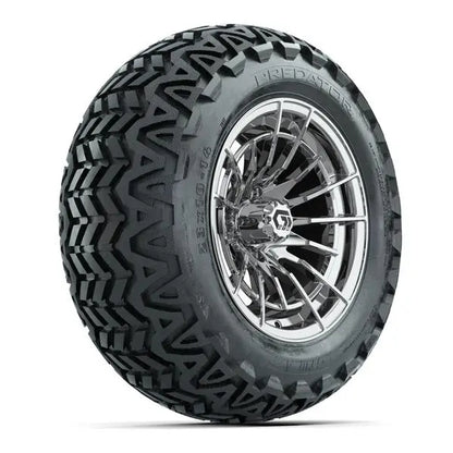 23x10-14 GTW Predator All Terrain Tire mounted on 14x7 Boost Chrome Wheel