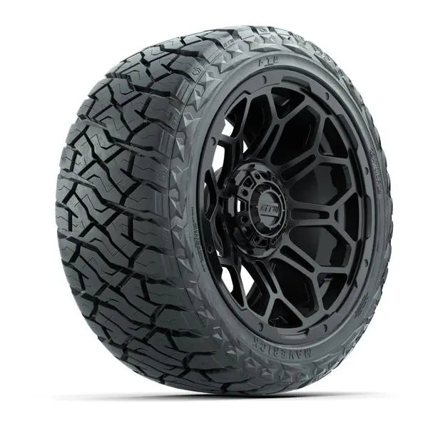 23x10-R14 GTW Maverick Radial All Terrain Tire mounted on 14x7 Bravo Matte Black Wheel