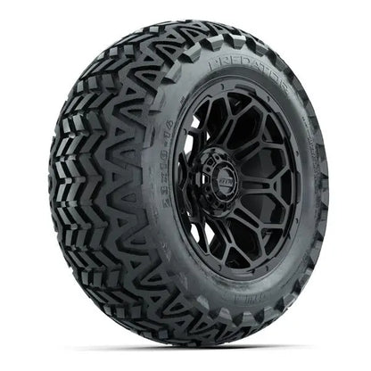 23x10-14 GTW Predator All Terrain Tire mounted on 14x7 Bravo Matte Black Wheel