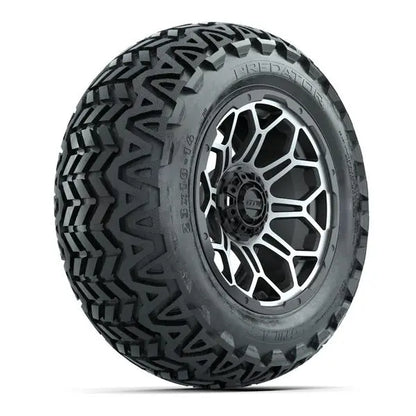 23x10-14 GTW Predator All Terrain Tire mounted on 14x7 Bravo Matte Grey Wheel