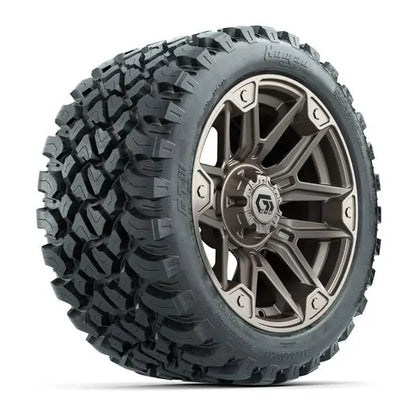 23x10-R14 GTW Nomad Radial All Terrain Tire mounted on 14x7 Graffiti Satin Bronze Wheel