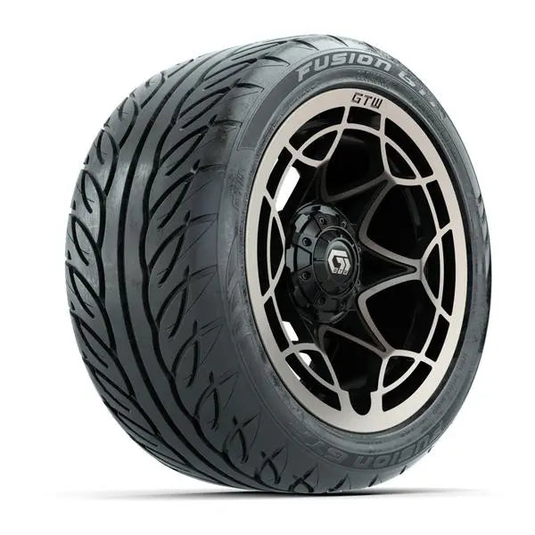 255/45-R14 GTW Fusion GTR Street Tire mounted on 14x7 Nexus Bronze Wheel