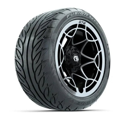 255/45-R14 GTW Fusion GTR Street Tire mounted on 14x7 Nexus Silver Wheel