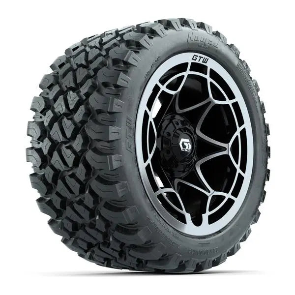 23x10-R14 GTW Nomad Radial All Terrain Tire mounted on 14x7 Nexus Silver Wheel