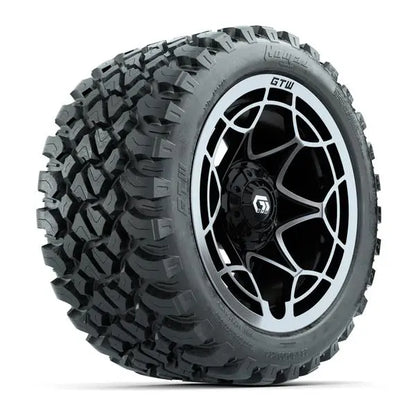 23x10-R14 GTW Nomad Radial All Terrain Tire mounted on 14x7 Nexus Silver Wheel