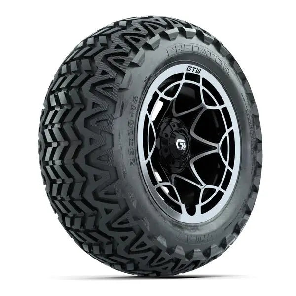 23x10-14 GTW Predator All Terrain Tire mounted on 14x7 Nexus Silver Wheel