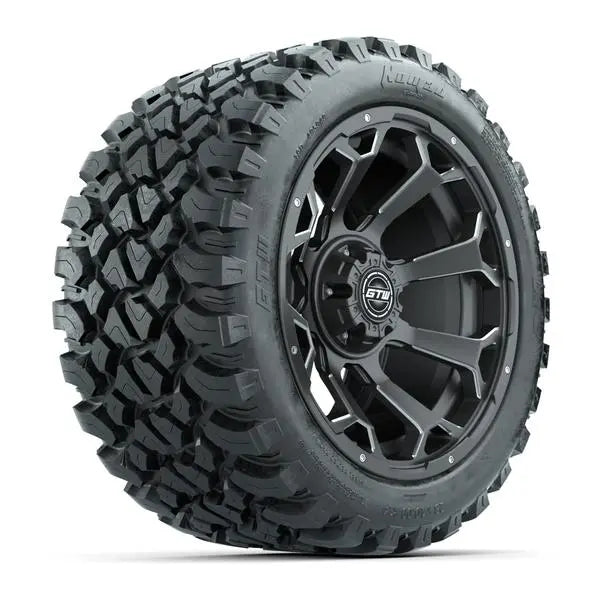 23x10-R14 GTW Nomad Radial All Terrain Tire mounted on 14x7 Raven Matte Grey Wheel