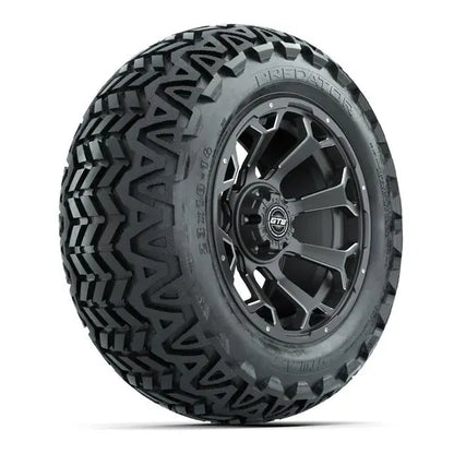23x10-14 GTW Predator All Terrain Tire mounted on 14x7 Raven Matte Grey Wheel
