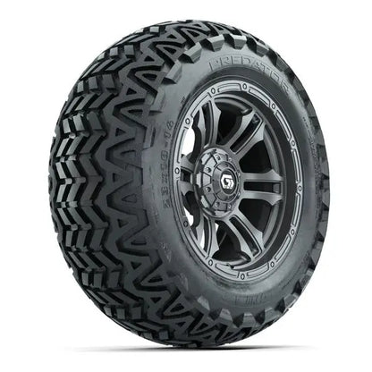 23x10-14 GTW Predator All Terrain Tire mounted on 14x7 Shogun Gloss Gunmetal Wheel