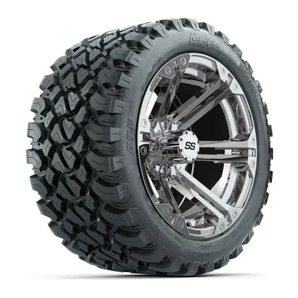 23x10-R14 GTW Nomad Radial All Terrain Tire mounted on 14x7 Specter Chrome Wheel