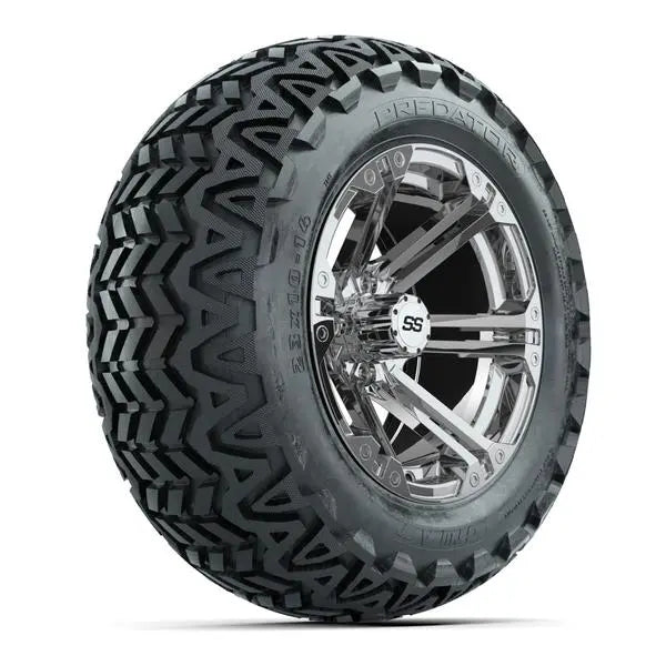 23x10-14 GTW Predator All Terrain Tire mounted on 14x7 Specter Chrome Wheel