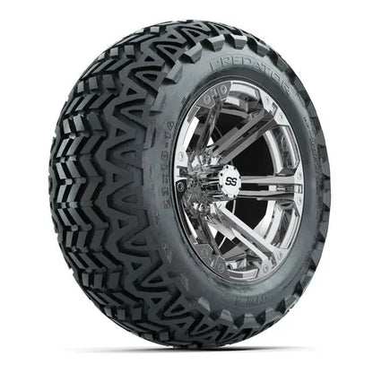 23x10-14 GTW Predator All Terrain Tire mounted on 14x7 Specter Chrome Wheel