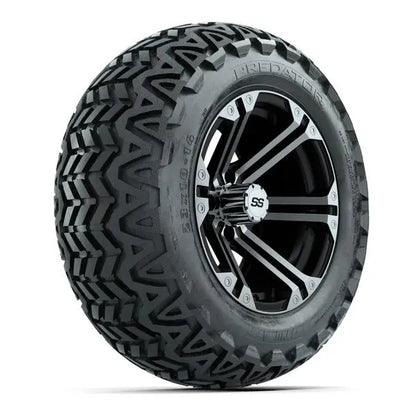 23x10-14 GTW Predator All Terrain Tire mounted on 14x7 Specter Machined and Black Wheel
