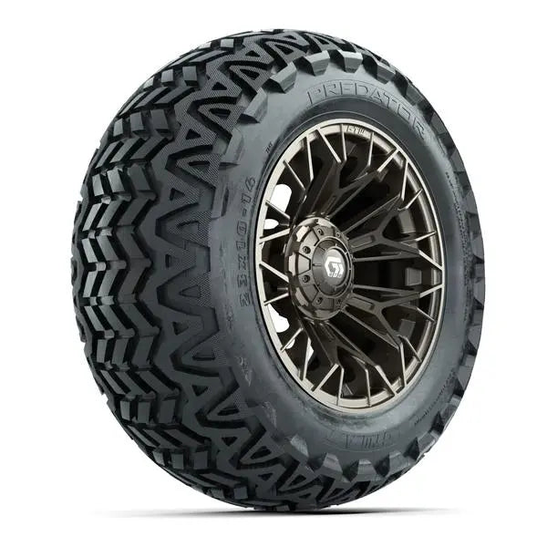 23x10-14 GTW Predator All Terrain Tire mounted on 14x7 Stellar Matte Bronze Wheel