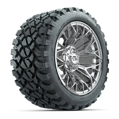 23x10-R14 GTW Nomad Radial All Terrain Tire mounted on 14x7 Stellar Chrome Wheel