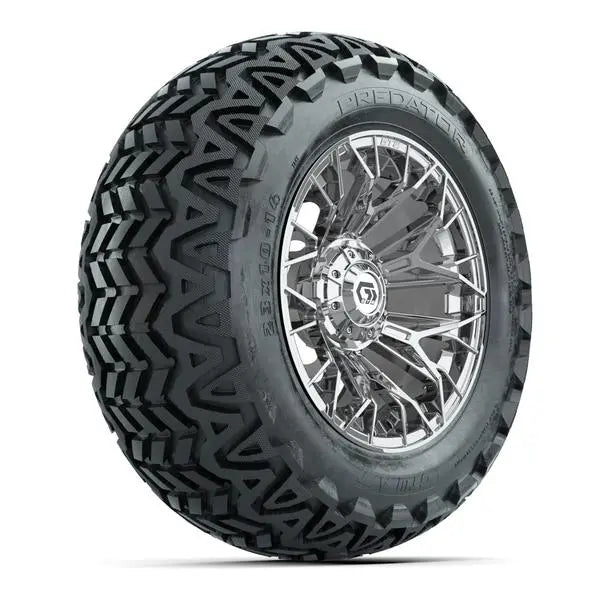 23x10-14 GTW Predator All Terrain Tire mounted on 14x7 Stellar Chrome Wheel