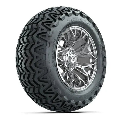 23x10-14 GTW Predator All Terrain Tire mounted on 14x7 Stellar Chrome Wheel