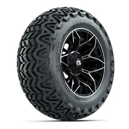 23x10-14 GTW Predator All Terrain Tire mounted on 14x7 Stellar Machined and Black Wheel