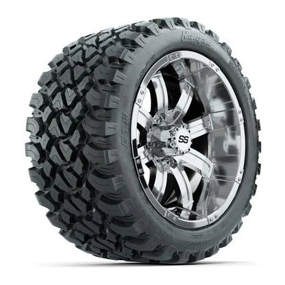 23x10-R14 GTW Nomad Radial All Terrain Tire mounted on 14x7 Tempest Chrome Wheel