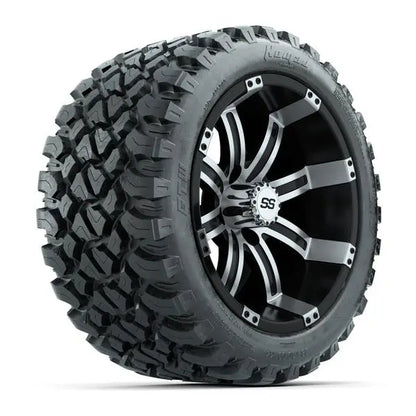23x10-R14 GTW Nomad Radial All Terrain Tire mounted on 14x7 Tempest Machined and Black Wheel