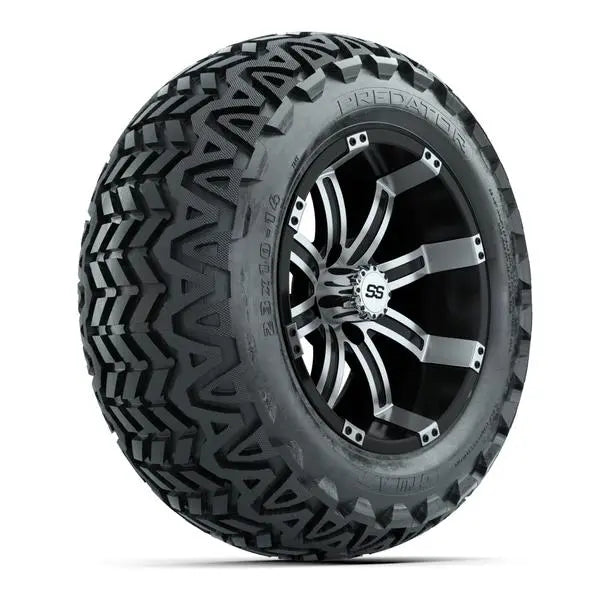 23x10-14 GTW Predator All Terrain Tire mounted on 14x7 GTW Tempest Machined and Black Wheel