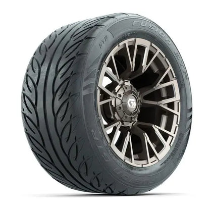 255/45-R14 GTW Fusion GTR Street Tire mounted on 14x7 Vandal Satin Bronze Wheel 