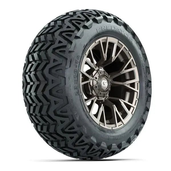 23x10-14 GTW Predator All Terrain Tire mounted on 14x7 Vandal Satin Bronze Wheel