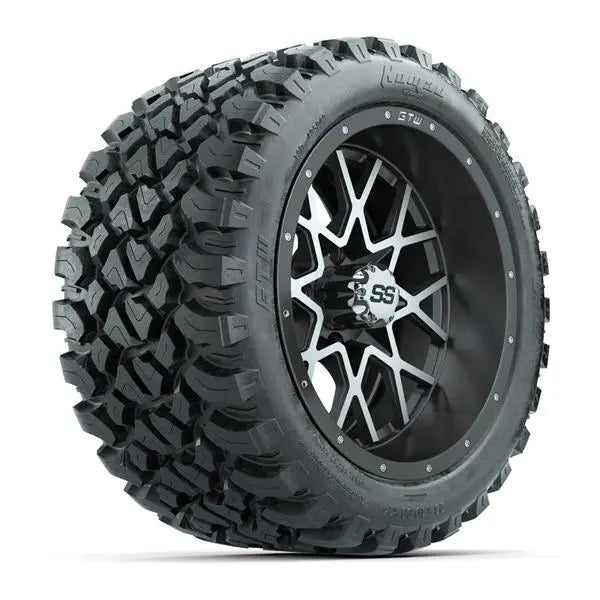23x10-14 GTW Nomad Radial All Terrain Tire mounted on 14x7 Vortex Matte Grey Wheel