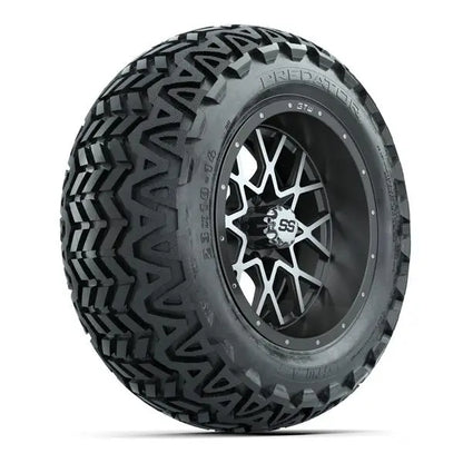 23x10-14 GTW Predator All Terrain Tire mounted on 14x7 Vortex Matte Grey Wheel