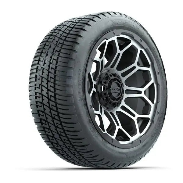 205/30-14 GTW Fusion Street Tire mounted on 14x7 Bravo Matte Grey Wheel
