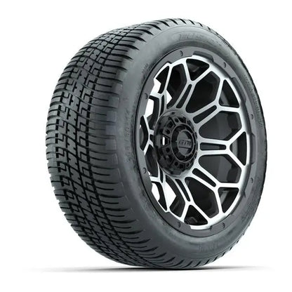 205/30-14 GTW Fusion Street Tire mounted on 14x7 Bravo Matte Grey Wheel