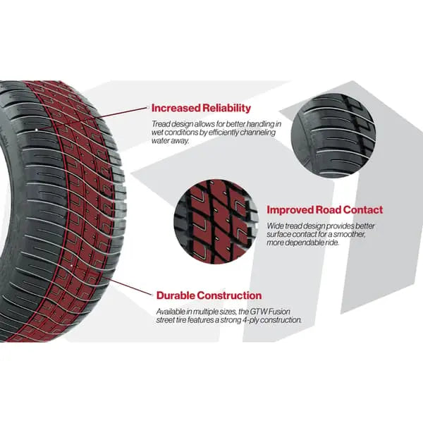 205/30-14 GTW Fusion Street Tire Tread Specs